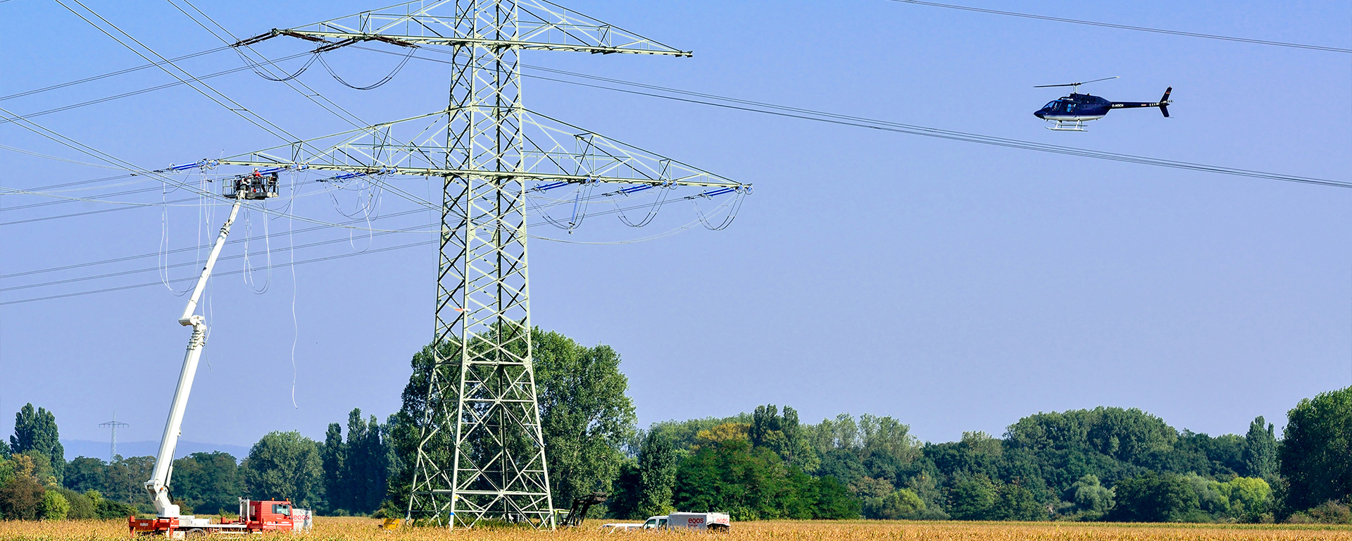 EQOS Energie lignes aériennes travaux de constructions neuves